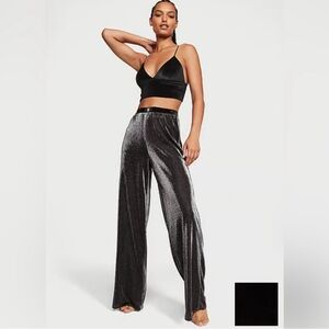 Victoria’s Secret velvet shimmer pajamas whit top